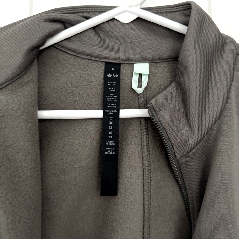 Lululemon Lab Fleece Track Jacket in Rover - Picture 7 of 7